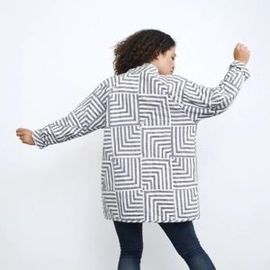 Haptic Lab Broken Stripe Quilt Coat - New w/o Tags